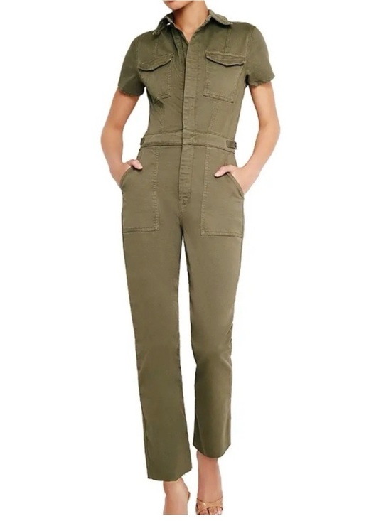 Good American Pants - Good American Utility Short-Sleeve Jumpsuit